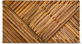 StrongTek Large Teak Bath Mat for Bathroom, 35.4" x 20" Solid Wood Shower Mat, Hand-Oiled Finish, Non-Slip Rubber Feet, Water-Resistant & Quick-Draining, Ideal for Indoor & Outdoor Use