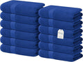 Avalon Towels Luxury Washcloths Value Pack of 12 – Premium Cotton, Soft & Absorbent Wash Cloths for Body and Face, Hotel and Spa Quality Wash Clothes, Quick Dry and Machine Washable (Royal Blue)
