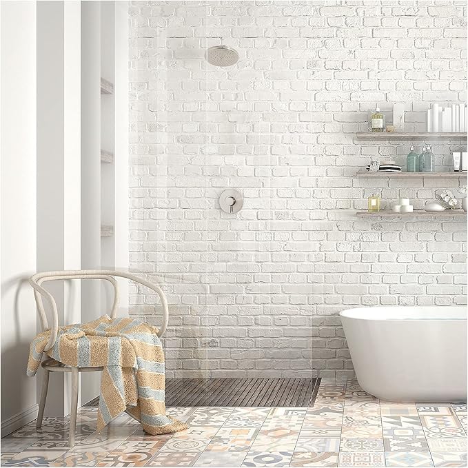 hansgrohe Croma Complete Shower System Shower Set Modern 1-Spray in Brushed Nickel, Rough and Shower Valve Included 2 GPM, 04909820