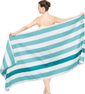 SUN CUBE Microfiber Beach Towel, Quick Dry Sand Free Beach Towel, Lightweight, Compact for Travel Swim Sports Camping, Packable Sand Resistant Towel Adult, Light Blue 60x30 Inches