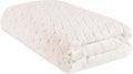 BAGNO MILANO Turkish Bath Towels, Soft Plush Jacquard Luxury Bath Towels, Quick Dry Towel Set (Cream, Bath Sheet)