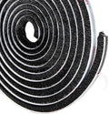 TORRAMI Brush Weather Stripping 11/32 inch x 11/32 inch x 16 ft Seal and Sound Proofing for Patio, Double, Sliding Doors Frame with High Density Felt, Black