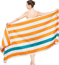 SUN CUBE Microfiber Beach Towel, Quick Dry Sand Free Beach Towel, Lightweight, Compact for Travel Swim Sports Camping, Packable Sand Resistant Towel Adult - Orange 78x35 Inches
