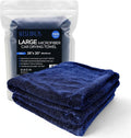 Large Car Drying Towel, 1300 GSM Professional Car Towel with Double Twisted Loop,Super Absorbent Large Microfiber Drying Towels for Cars, Trucks, SUVs - 20"x26", Navy