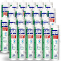 apel All Purpose Clear Silicone Sealant Waterproof (24 x 10.5 fl.oz.), 100% Silicone Caulk, Weatherproof & Flexible Adhesive Sealant for Indoor and Outdoor Use, Transparent - 24 Pack