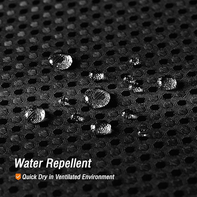 Gibelle Black Shower Curtain, Waffle Weave Textured Fabric Shower Curtain for Bathroom - Soft Cloth & Hotel Spa Luxury, Water Repellent, Machine Washable, 72X72, Black