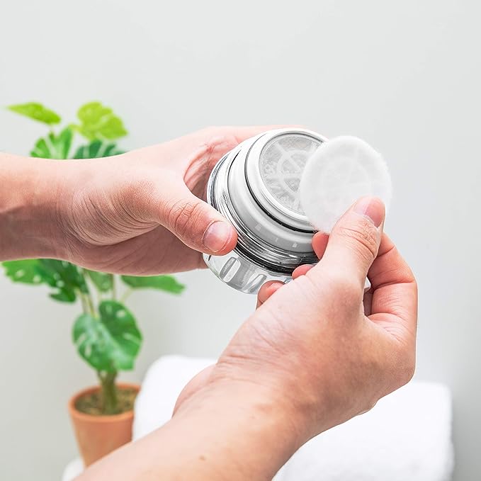 AquaBliss HEAVY DUTY Shower Filter – Latest Superior Advanced 30x Filtration - Universal Multi-Stage Shower Head Filter Reduces Chemicals, Chlorine & Odors - Chrome (SF500)