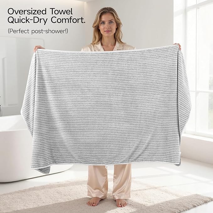 Microfiber Bath Towel 35x70 Inches - Ultra Soft Quick Dry, Lightweight for Gym, Spa, Travel | Hotel Grade & Multi-Use| Single Pack