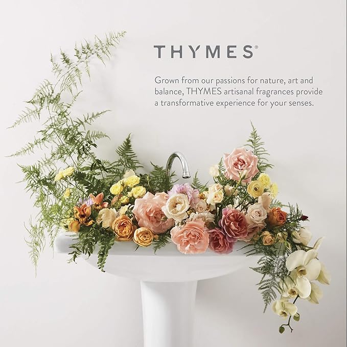 Thymes Moisturizing Hand Wash Soap with Pump - Luxury Hand Soap Gently Cleanses & Moisturizes - Skin Care with Glycerin & Noni fruit - Classic, Floral Fragrance (Kimono Rose, 8.25 oz)