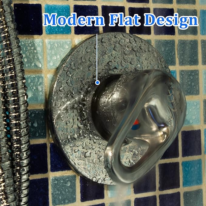 4 Inch Shower Arm Flange Oversized Plumbing Cover Plates, Universal Extra Large Replacement Escutcheon Cover Plate for Covering Gaps, Holes, Fits All Standard 1/2" Pipes, Chrome(2 PACK)