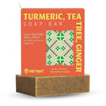 Turmeric, Tea Tree & Ginger Luxurious Natural Soap Bar (4.2 oz) | Gentle Exfoliation & Refreshing Lather | Cold-Processed, Handmade in Vietnam (Pack of 1)