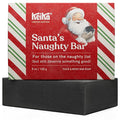 Keika Charcoal Christmas Soap – Santa’s Naughty Bar, Lump of Coal Holiday Gift Idea Stocking Stuffer for Men Women Teens, Natural Black Soap for Eczema, Psoriasis, Oily Skin, 5 oz.