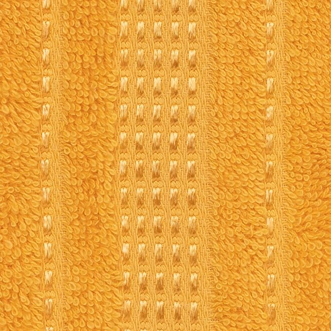 Melissa Linen, 2 Piece Bath Towel Set, 100% Turkish Cotton Bath Towels for Bathroom, Absorbent, Quick Dry, Durable and Soft Shower Towel, 28 in x 55 in, Spa and Hotel Quality, Yellow