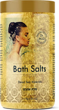 Natural Dead Sea Salt 100% Mineral-Rich Bath Soak, More Minerals Than Epsom Salt, Deep Relaxation, Detox, Exfoliates & Softens Skin, Helps Psoriasis, Eczema, Joint & Muscle (42.3 oz, Jasmine)