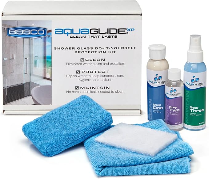 Basco AquaGlideXP Shower Door Glass Water Repellent Kit