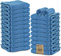 24 Pack Navy Blue Hand Towel 100% Cotton Spa Towel – 16x26 inches Highly Absorbable Facial Towels Gym, Hair Towel and Face Towel Bulk Small Towels (Not Bleach Proof)