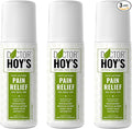 DOCTOR HOY'S Natural Pain Relief Gel, Water Based with Arnica, Anti-Inflammatory, Clean, Safe and Effective Natural Pain Relief, 3 oz. Roll-On, 3pk