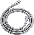 Angle Simple Flexible Shower Hose 59", Stainless Steel Handheld Shower Head Hose Replacement 1/2" IPS, Chrome