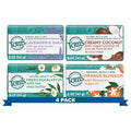 Tom’s of Maine Natural Bar Soap Variety Pack, Lavender & Shea, Creamy Coconut, Orange Blossom, Lemon Bergamot, Dermatologically Tested, Paraben Free, Vegan, 4 Count