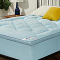 BEDLORE Twin Mattress Topper, Thick Pillow Top Pad for Back Pain Relief, Soft Mattress Cover with Deep Pockets 6-15 inch