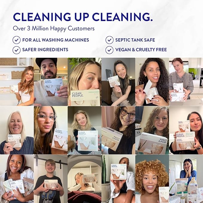 The Clean People Dishwasher Detergent Pods | Cuts Grease and Rinses Sparkling Clean | Residue-Free | Lavender, 60 Pack