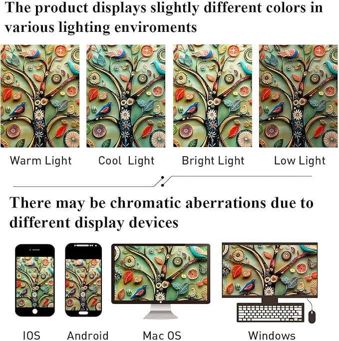 Bohemian Shower Curtain, Boho Floral Print Water Repellent Polyester Fabric for Bathroom Decor, 72×72 Inch Standard Size with 12 Hooks, Also as Room Divider