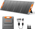 120W Portable Solar Panel for Power Station, 24% High Efficiency ETFE Foldable Solar Panel Charger, QC3.0, Type-C 60W, MC4 Output, IP65 Waterproof, for Outdoor Camping, RV, Emergency Power Supply