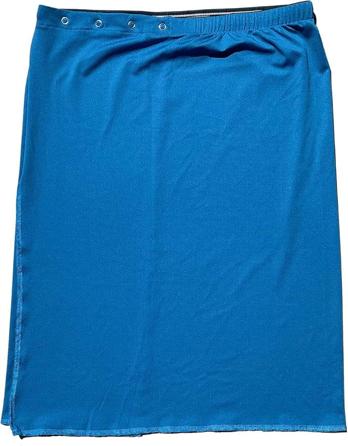 Dignity Bath & Spa Bathing Cover Up for Elderly, Senior & Disabled Men | Provides Privacy & Helps Caregivers with Bathing | Secure & Adjustable | Lightweight, Quick Drying & Non Slip (Men's S/M)