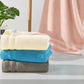 Cotton Hand Towels for Bathroom, Bath Hand Towels Set of 4 (14"x30") - Lightweight | Thick 480GSM | Soft | Absorb, Multicolor Towels for Showering & Guest Use, Brown + Pink + Turquoise + Yellow Mix