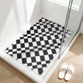 Shower Mat Non Slip - Quick Drying Anti Slip Shower Mats for Inside Shower, Soft PVC Loofah Foot Scrubber Mat, Extra Large Bath Mat for Shower, Tub, Bathroom, Floor, Kitchen, Home, Pool, Hotel