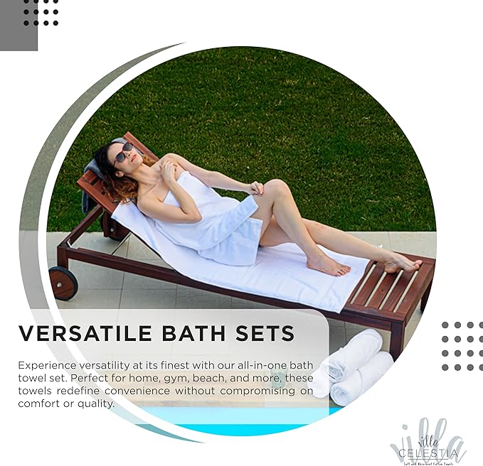 100% Cotton Bath Towel Set of 18-4 Bath Towels, 6 Hand Towels, 8 Wash Cloths, Sustainable, Soft, Highly Absorbent, Combed Cotton 18 Piece Set for Hotels, Spa, Bathroom, Dorm, Black