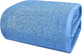 DAN RIVER Pack of 1 Bath Sheet 40x80 Inches, Luxury Bath Towel Set, Extra Large and Quick Dry Soft Cotton Towels - Medium Blue