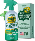 Sunny & Honey Carpet Cleaner Spray - 32 Fl Oz, Spring Mint - 40% More Enzymes & Carpet Stain Remover - Pet Urine Enzyme Cleaner & Floor Deodorizer - Pet & Kid Safe Rug Cleaner