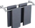 Alise Double Bath Towel Bars Towel Racks for Bathroom,Wall Mount Towel Holder Heavy Duty 24-Inch Towel Hanger Rail,GK9009-C SUS304 Stainless Steel Polished Chrome