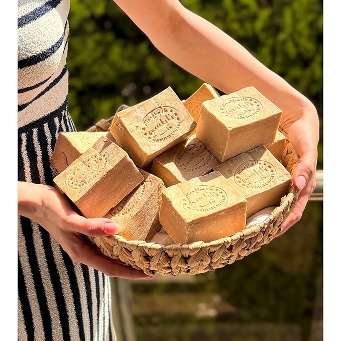 Aleppo Soap - (2 Pack - 7 oz each)%20 Laurel Oil,%80 Olive Oil, Traditional Production, Natural - Vegan – Handmade