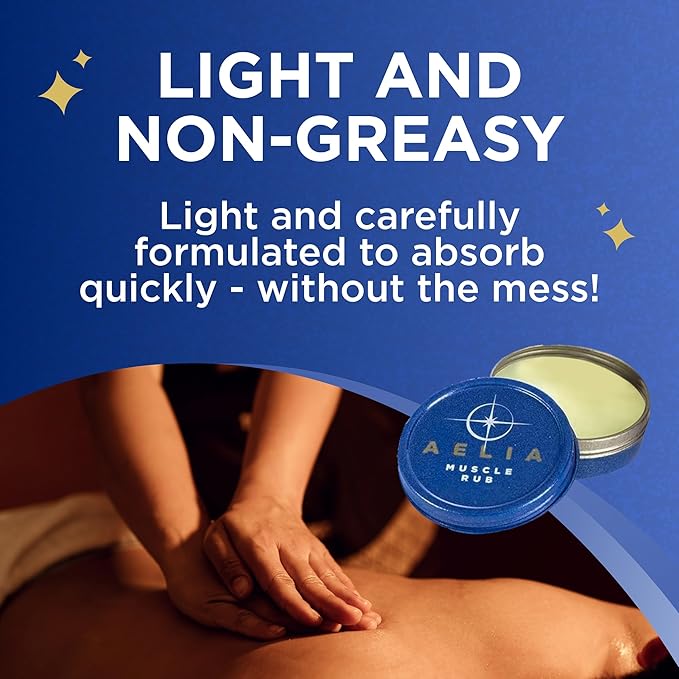 Sore Joint & Muscle Rub | Fast Acting Intensive Muscle Balm with Hemp Menthol Arnica & Camphor for Back Shoulder Neck Knees and Feet Targeted Relief | Long Lasting & Non-Greasy (Single, 1, Ounce)
