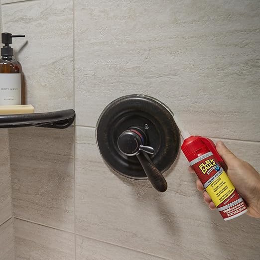 Flex Caulk, Waterproof & Weatherproof Hybrid Polymer Sealant, Strong, Paintable, Indoor, Outdoor, Bath, Shower, Sink, Window, Baseboards, Door, RV, Roof, Wood, Auto & Marine, Clear, 3 oz, 2-Pack