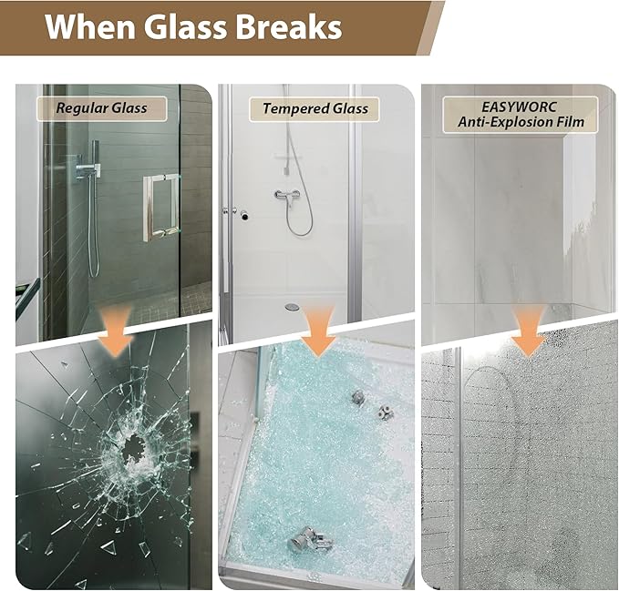 Frameless Glass Shower Door, 55-60" W x 76" H Sliding Frameless Shower Door, 1/4''(6mm) SGCC Tempered Glass, Explosion-Proof Film Nano Coating, Stainless Steel Hardware, Brushed Nickel