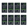 The Grandpa Soap Company Pine Tar Bar Soap for Men- Made With Pine Tar Oil, 3 in 1 Cleanser Deodorizer and Moisturizer, Dermatologist Tested, Safe for Sensitive Skin, 4.25 Oz, 8 Pack
