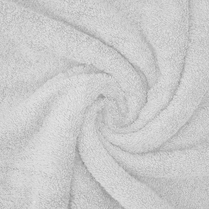DAN RIVER Pack of 1 Bath Sheet 40x80 Inches, Super Soft Quick Dry Cotton Towels, Luxury Oversized White Bath Towels