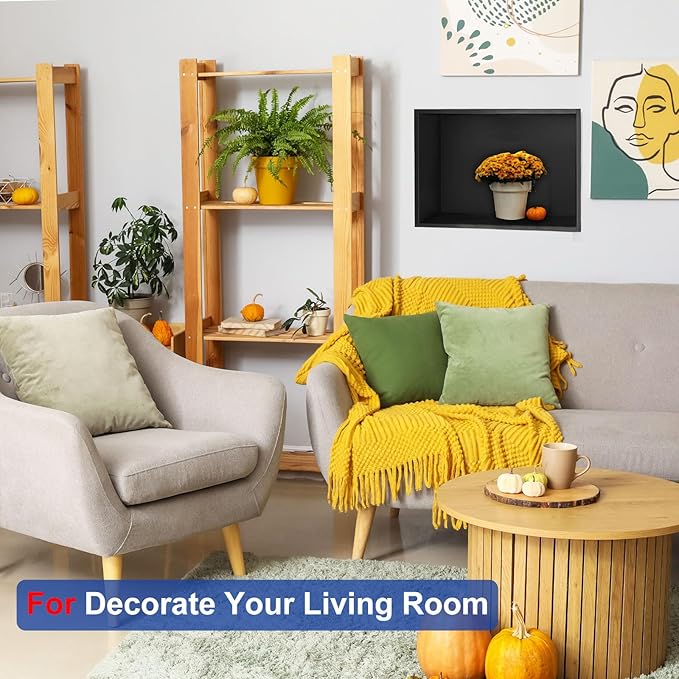 Shower Niche, Stainless Steel Elegant Bathroom Niche, No Tile Needed Recessed Shower Shelf Organizer for Storage