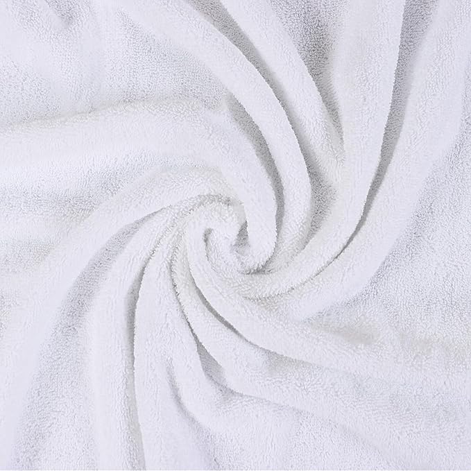 Utopia Towels Extra Large Bath Sheets 2 Pack, 35 by 70 Inches,100% Cotton Highly Absorbent & Quick Dry Bath Towel for Adults, Super Soft Towel, White