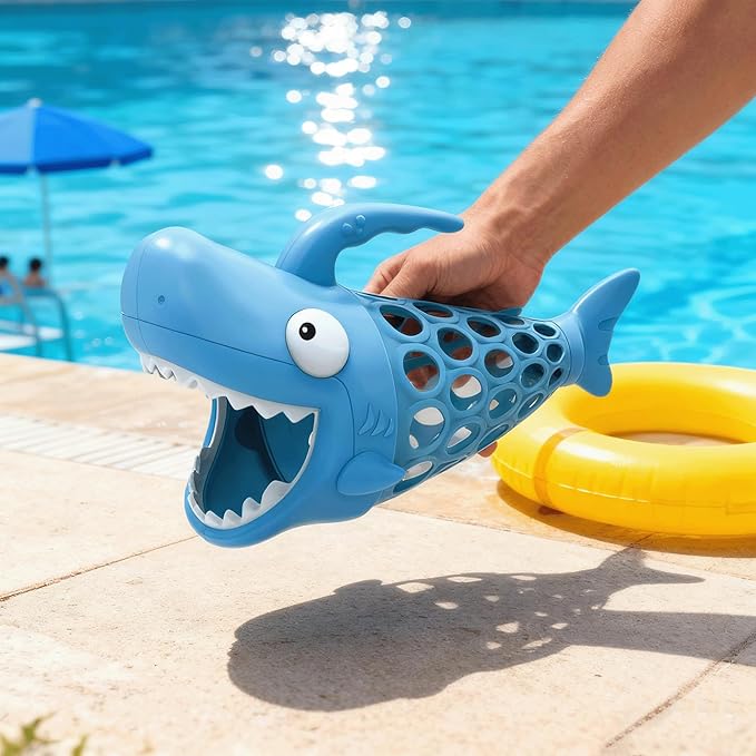 6-in-1 Shark Fishing Bath Toy for Kids - Ultimate Pool & Bathtub Fun with 1 Big Shark & 6 Colorful Fish | Educational & Durable Toy for Boys & Girls Ages 6+