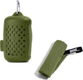 Quick Dry Towel - Super Absorbent Fast Drying - Travel, Camping, Gym & Sports - Army Green Nanofiber