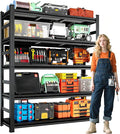 Heavy Duty Metal Garage Shelving, 5-Tier Adjustable Shelves, Steel Storage Rack for Garage, Basement, Workshop, 3000 lbs Capacity