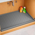 Jin&Bao Waterproof Under Sink Mat 34" x 22", Thick Silicone Mat Cabinet Protector for Kitchen and Bathroom, Shelf Liner, Home Organizer and Storage, Multipurpose Tray for Gadgets and Essentials