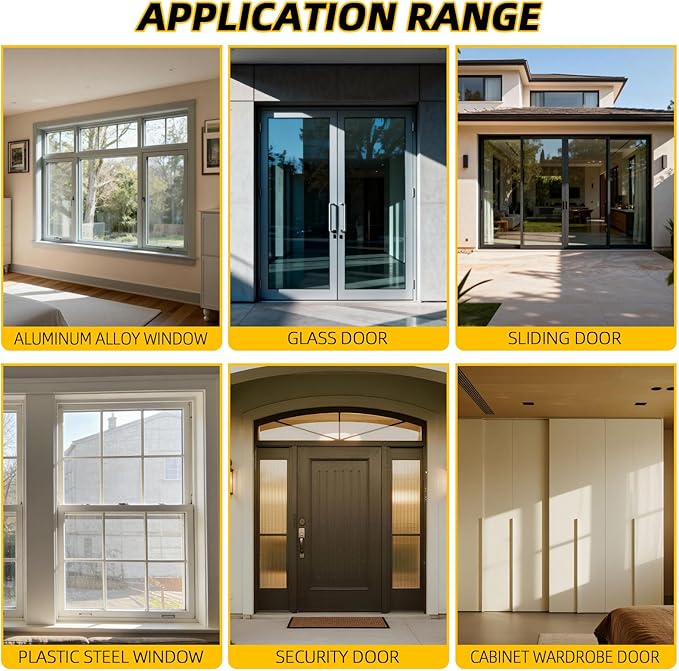 40FT Window Weather Stripping Door Seal - Weather Strip Insulation for Door Frame & Window, Soundproofing Weather Stripping