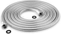 Shower Hose 118 Inch Extra Long Stainless Steel Shower Hose - Flexible & Wear-Resistant with Chrome-Plated Nut & Insert