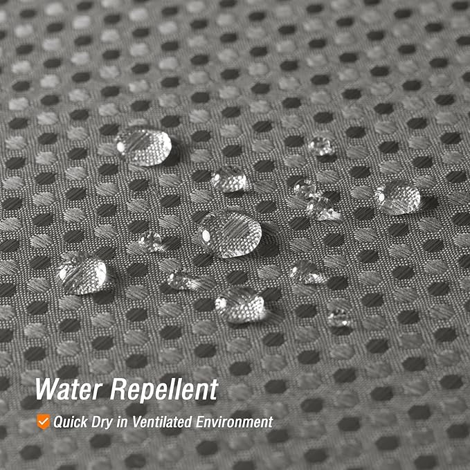 Gibelle Extra Long Shower Curtain 72 x 84, Tall Waffle Weave Textured Fabric Shower Curtain for Bathroom, Water Repellent, Machine Washable, Grey