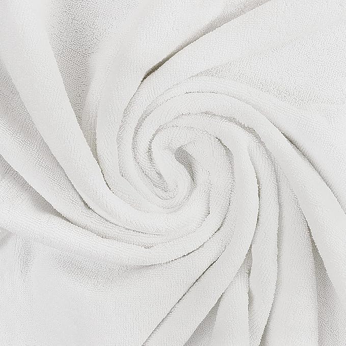 Utopia Towels - Luxurious Jumbo Bath Sheet 8 Piece - 600 GSM (35X70 Inches) 100% Ring Spun Cotton - Highly Absorbent and Quick Dry Extra Large Bath Towel - Super Soft Hotel Quality Towel (White)